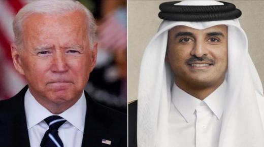 بايدن يشكر أمير قطر على جهود بلاده في عملية السلام بأفغانستان وإسهامها في إجلاء المدنيين