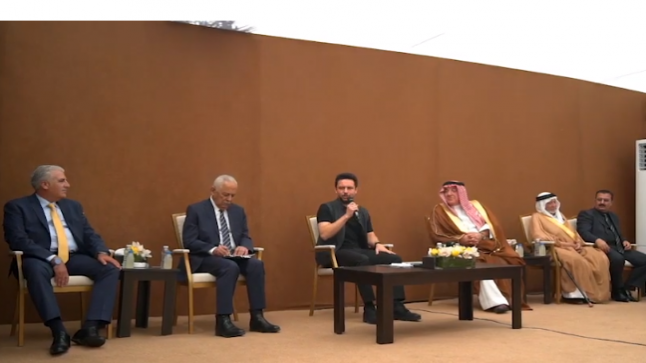 زيارة سمو الامير حسين  الى عجلون في منزل المعزب ابو راكان